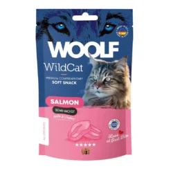 Outlet Woolf Kattesnack WildCat Laks Kattefoder & Snacks|Killingesnacks - Sunde Godbidder Til Killinger