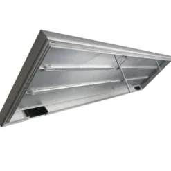 Discount 200x75 cm 900 L Sølv Alu lampe med 2 række LED Akvarielamper
