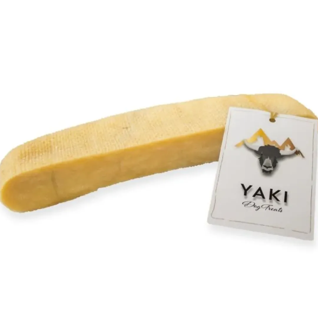 Outlet Yaki Original Himalaya Yak okse ost HundeSnack Gigant - ekstra lang tyggetid Hundeguf Og Tyggeben Til Hunde