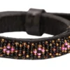 Clearance Zinj Faraja Pink halsbånd Micro - håndlavet hundehalsbånd Hvalpehalsbånd - Bløde Og Sikre Halsbånd Med Perfekt Pasform Til Din Hvalp|Hundehalsbånd Med Stil - Komfort Og Sikkerhed Til Din Hund