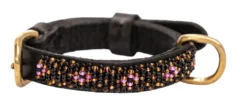 Online Zinj Faraja Pink halsbånd Micro Lang - pink perledetalje Hvalpehalsbånd - Bløde Og Sikre Halsbånd Med Perfekt Pasform Til Din Hvalp|Hundehalsbånd Med Stil - Komfort Og Sikkerhed Til Din Hund