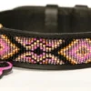 Hot Zinj Ombima halsbånd Medium Pink - håndlavet hundehalsbånd Hvalpehalsbånd - Bløde Og Sikre Halsbånd Med Perfekt Pasform Til Din Hvalp|Hundehalsbånd Med Stil - Komfort Og Sikkerhed Til Din Hund