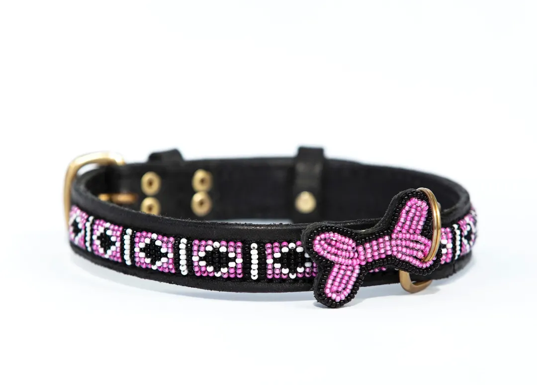 Discount Zinj Rafiki Skinny Halsbånd Medium Pink - slankt og elegant snit Hvalpehalsbånd - Bløde Og Sikre Halsbånd Med Perfekt Pasform Til Din Hvalp|Hundehalsbånd Med Stil - Komfort Og Sikkerhed Til Din Hund