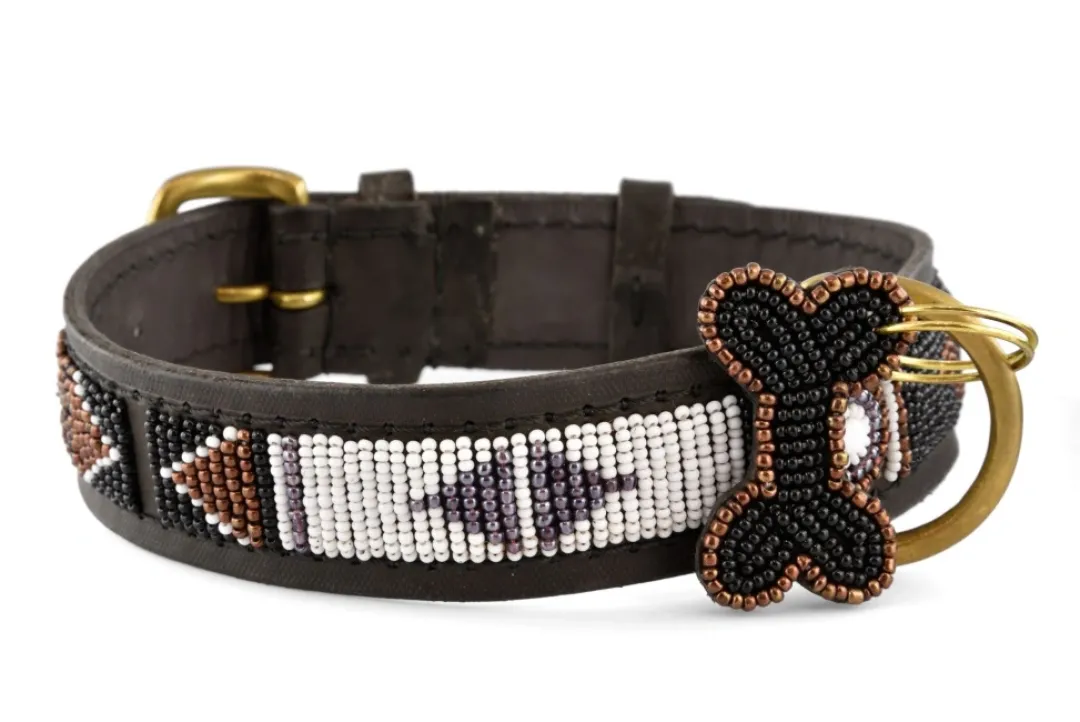 New Zinj Swahili Halsbånd Mini - afrikansk inspireret design Hvalpehalsbånd - Bløde Og Sikre Halsbånd Med Perfekt Pasform Til Din Hvalp|Hundehalsbånd Med Stil - Komfort Og Sikkerhed Til Din Hund