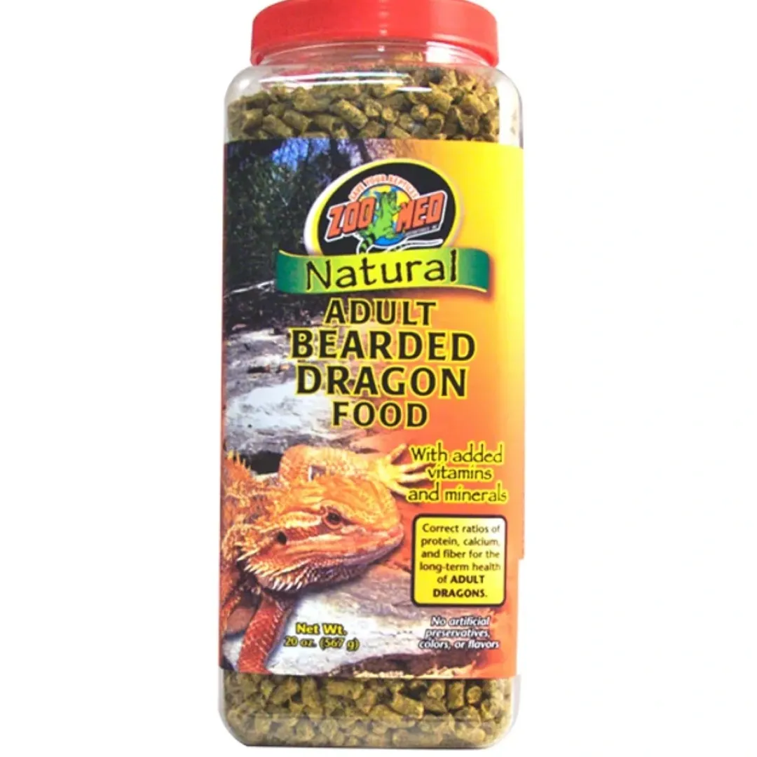 Sale Zoo Med Natural Adult Bearded Dragon Food 567 Gram (Til Voksne skægagamer) Foder & Vitaminer Til Krybdyr