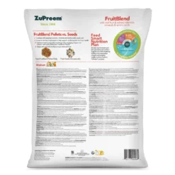 Sale Fruitblend Nymfeparakit og dværgpapegøje 7,5 kg Fuglefoder